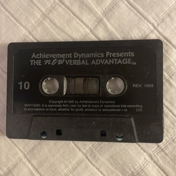 Achievement dynamics the new verbal advantage Cassette tapes - Picture 12 of 12